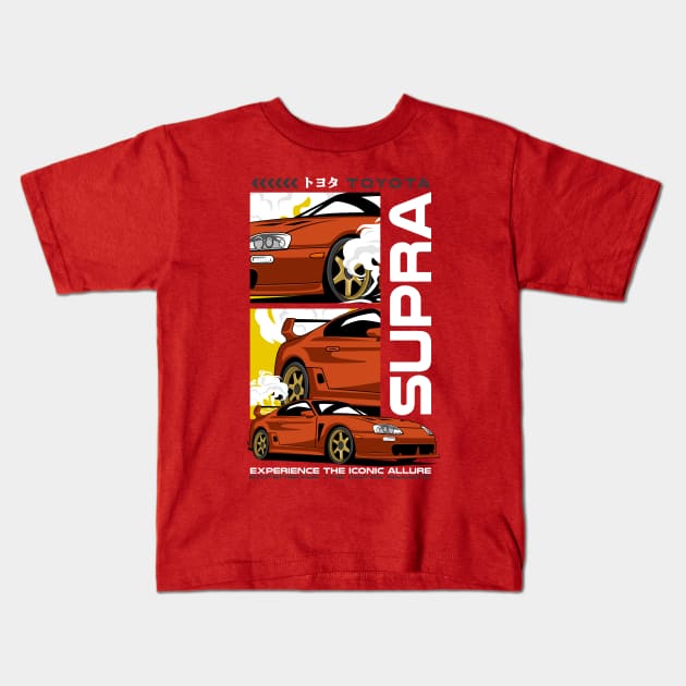 Supra Performance Machine Kids T-Shirt by Harrisaputra